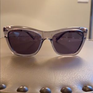 Rebecca Minkoff Sunglasses. Smoky, dark gray color